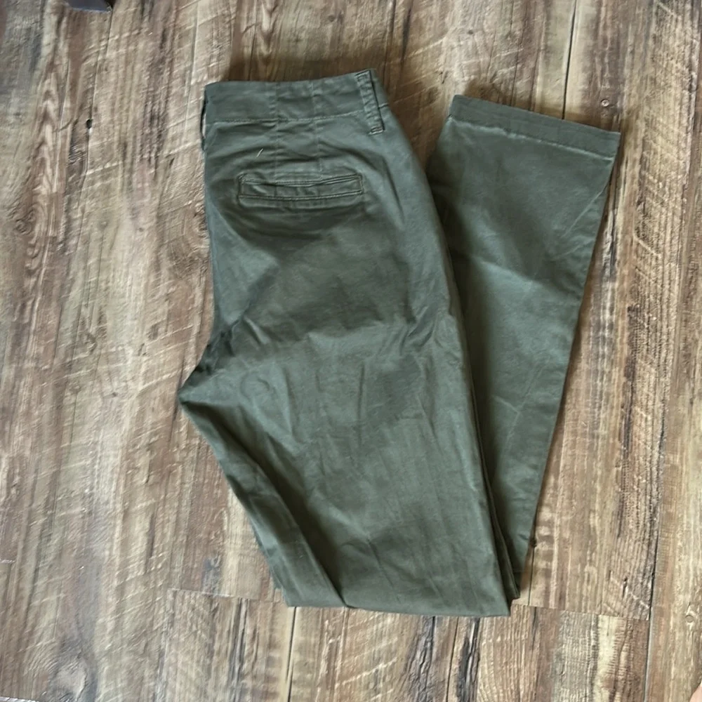 Lee Tailored Chino Slim Streight Leg - Olive Green Pants - Picture 3 of 6